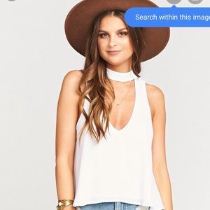 Show Me Your Mumu Casey Collar Top